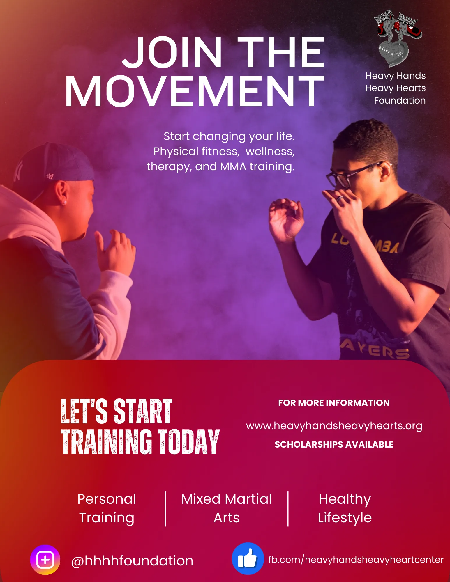 Full-page ad: join the movement