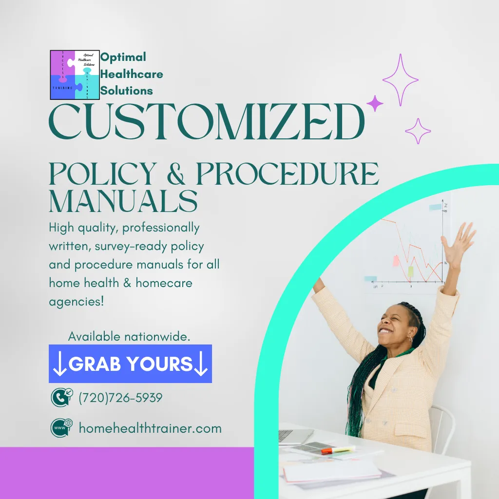 Lead magnet post for customized policy and procedure manuals